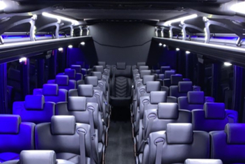 Dearborn Charter Bus Interior