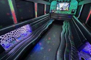Dearborn Limo Bus Interior