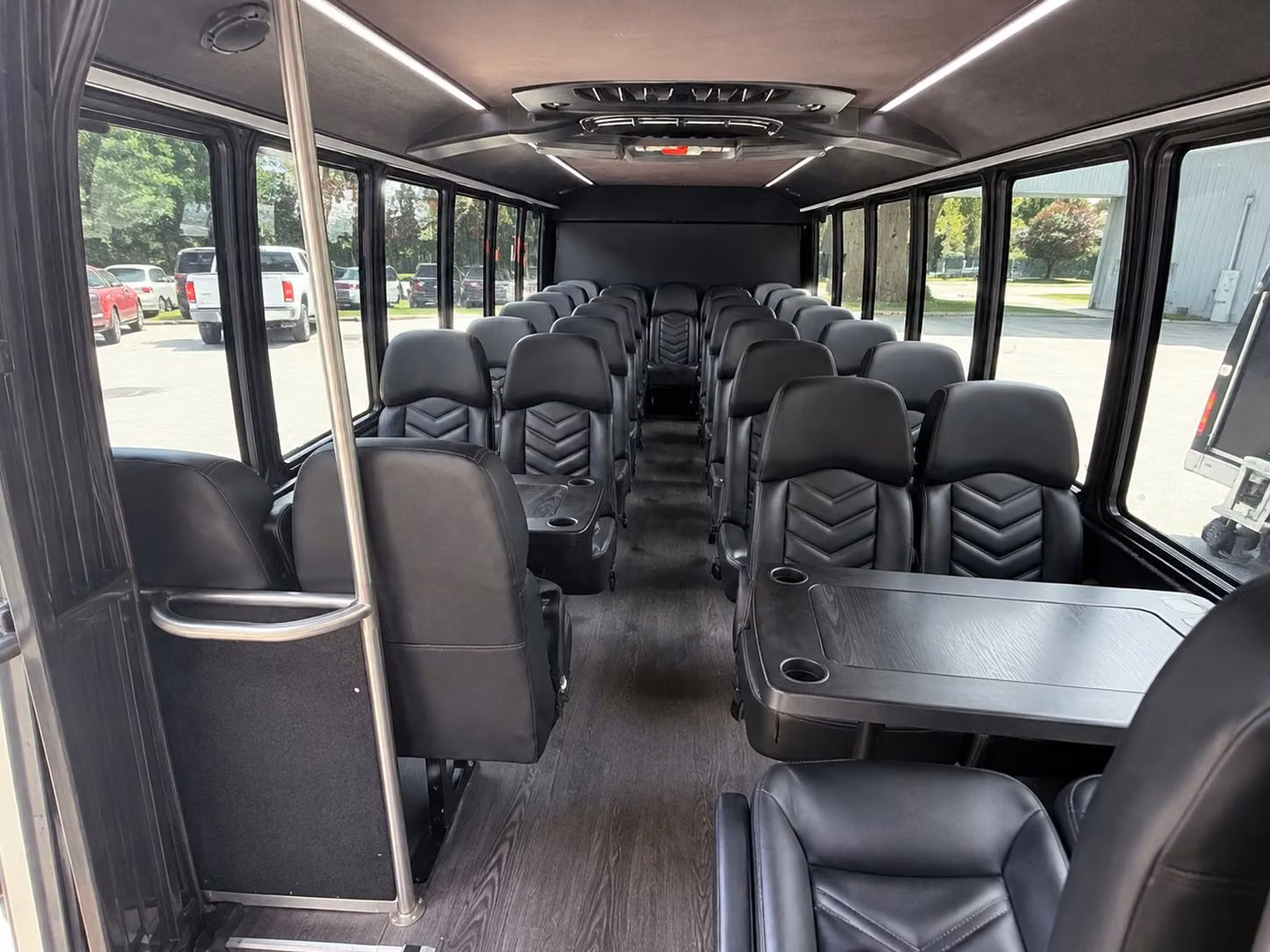 18 passenger minibus inside