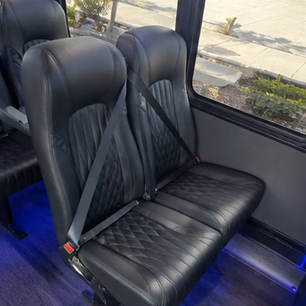 25 passenger minibus inside