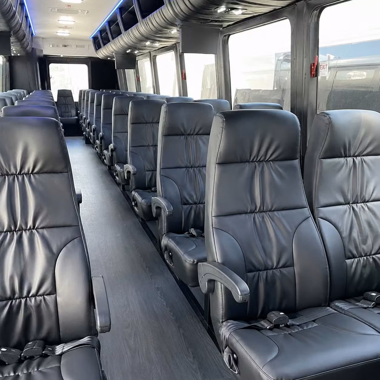 28 passenger minibus interior