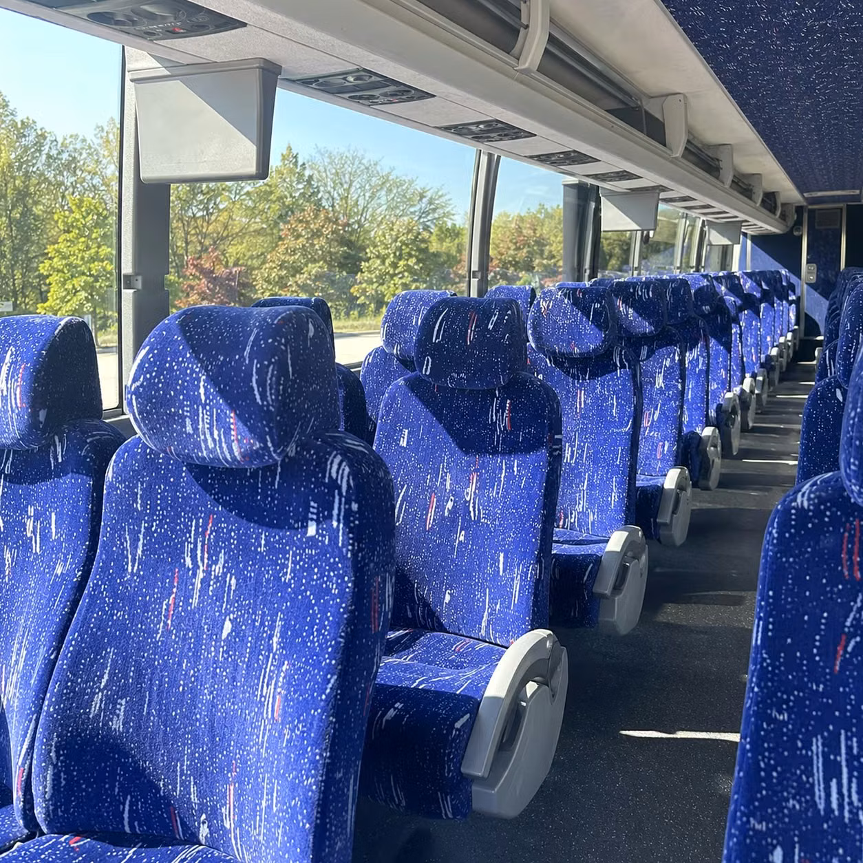 dearborn charter bus interior