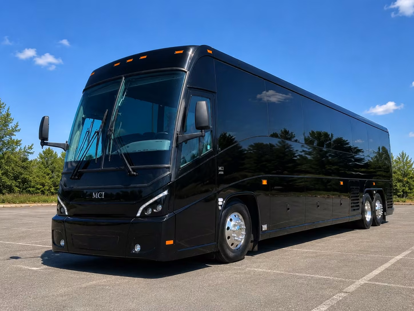 dearborn charter bus rental exterior